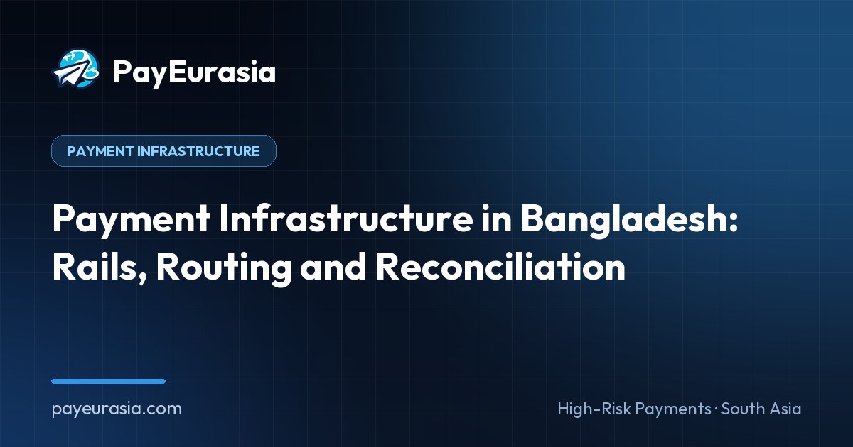 Payment Infrastructure in Bangladesh: Rails, Routing and Reconciliation