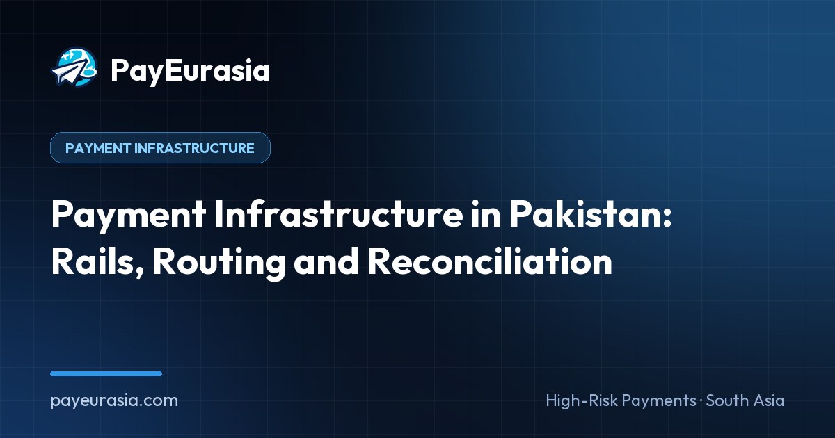 Payment Infrastructure in Pakistan: Rails, Routing and Reconciliation
