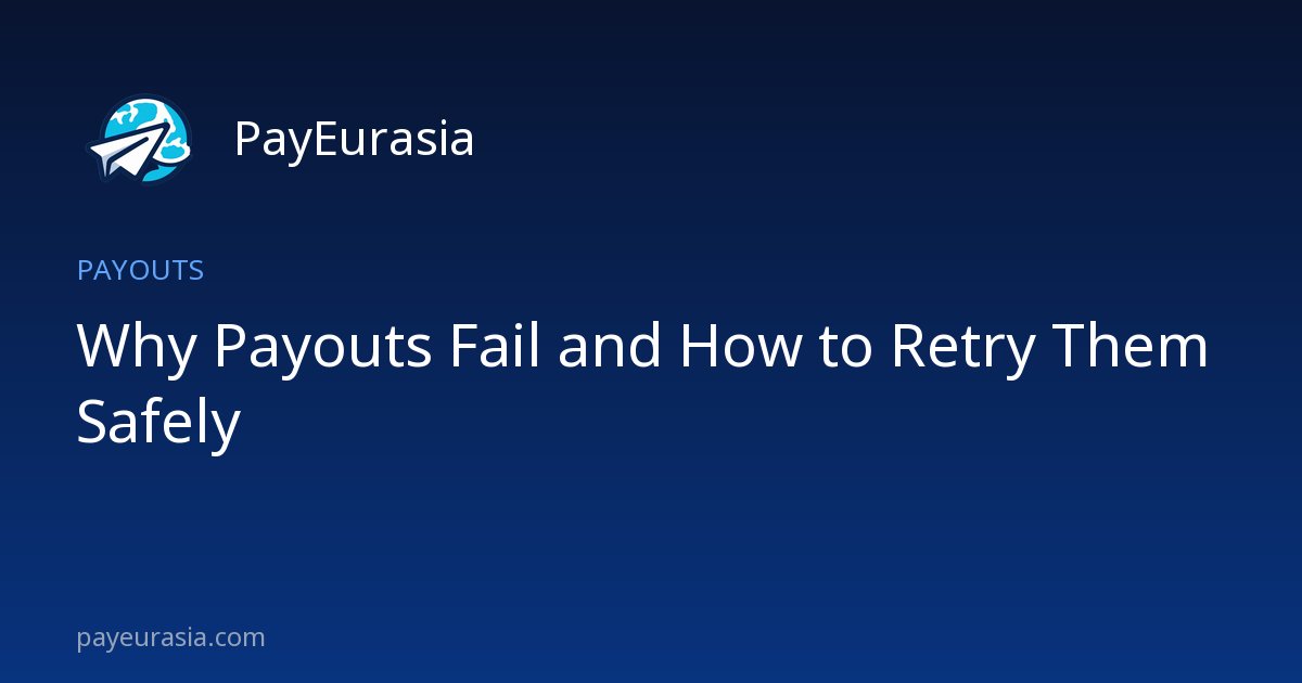 Why Payouts Fail and How to Retry Them Safely